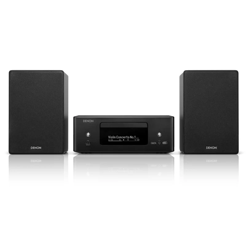 Denon Ceol N12Dab Denon ceol n12dab compact music system with dab+ radio, heos multi-room streaming, cd player, and voice control compatibility for high-quality wireless audio.
