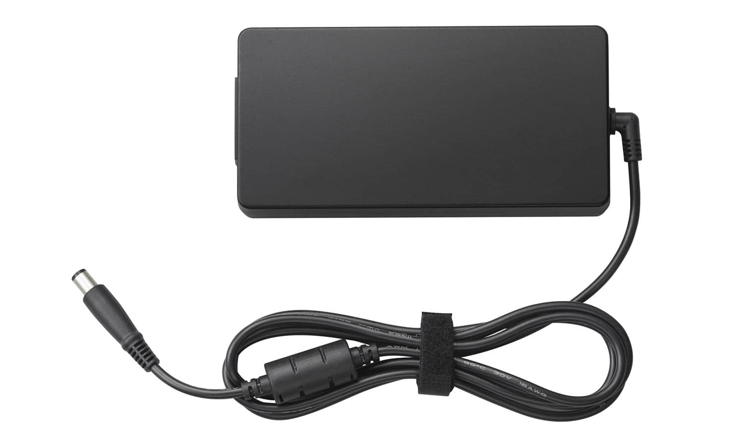 Optoma Zk430St Black rectangular laptop power adapter with attached dc output cable and barrel connector.