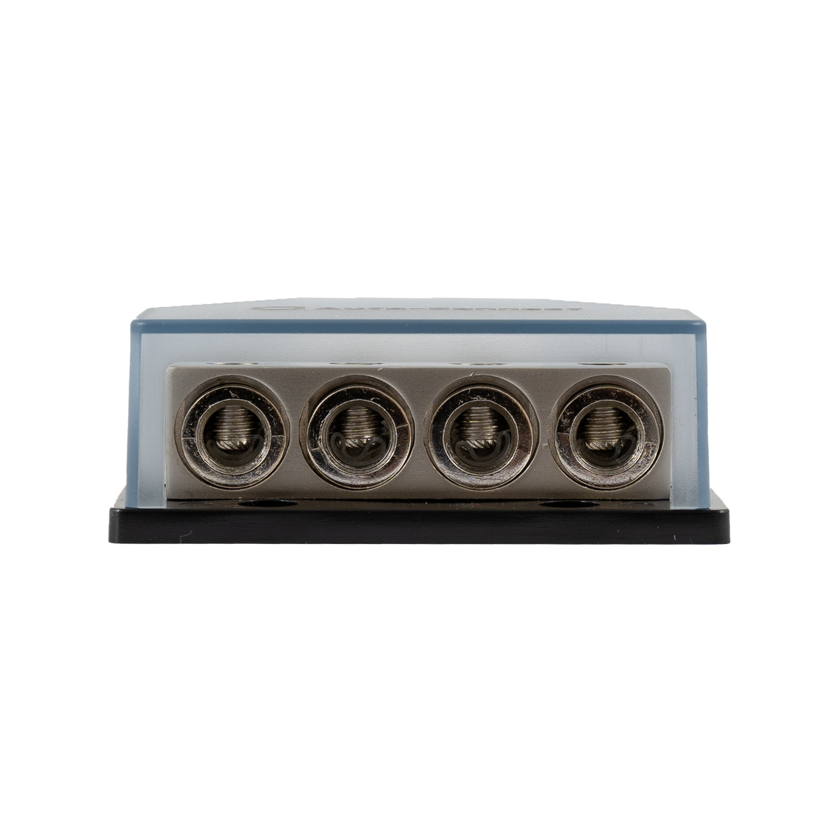 Auto-Connect Db24L1 Front-mounted four metal circular connectors on a blue and gray rectangular device.