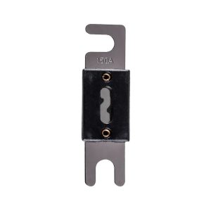 150A blade-style automotive fuse with black mounting block and visible fuse element.
