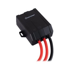 Auto-Connect automotive electrical connector block with three wires (two red leads and one black lead).