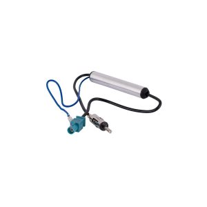 Auto-Connect VW02ANT amplified FM/AM roof mount antenna designed for Volkswagen vehicles, providing enhanced radio signal reception and OEM-style integration.