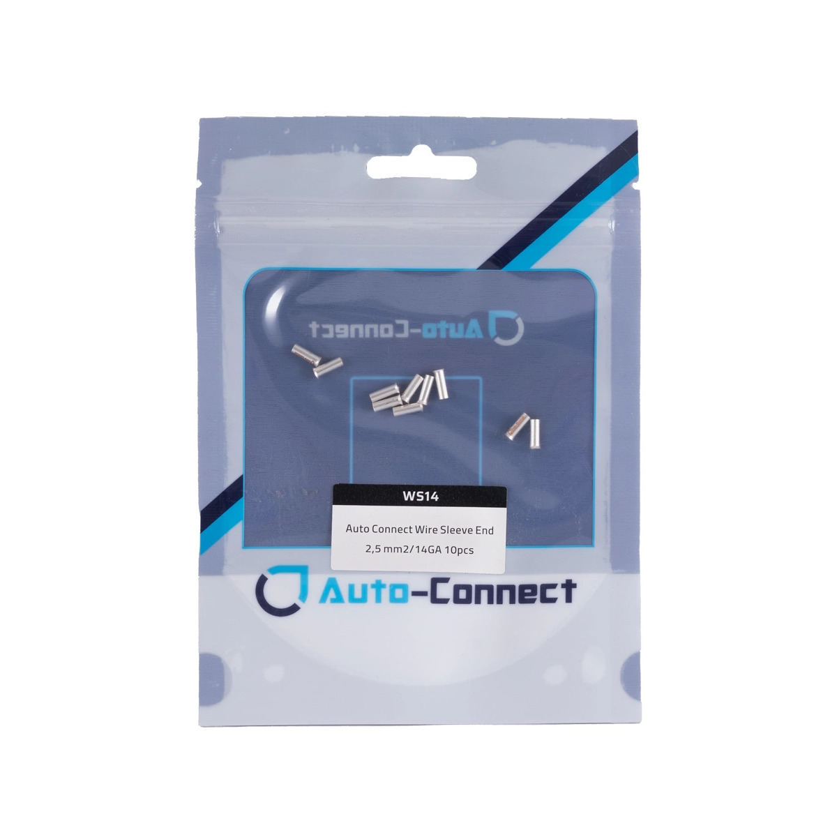 Auto-Connect Ws14 Auto-connect ws14 wire sleeve end terminals, 2. 5 mm2 / 14 awg, pack of 10.
