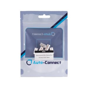 Auto-Connect WS2 wire sleeve end set, 10 pcs, 35 mm2/2GA, in blue packaging.