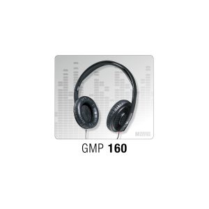 German Maestro GMP 160 over-ear wired headphones with black cushioned cups and headband.