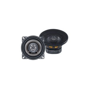 MAC Audio 6.5-inch car speaker pair with woofer and protective grille.