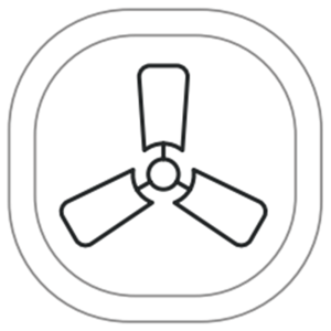 Kasta Pictogram Ceiling Fan Button Cap
