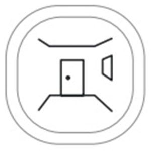 Kasta Pictogram Hallway Button Cap