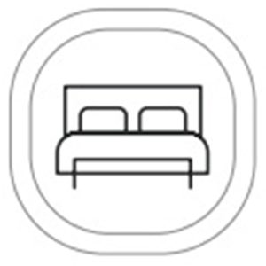 Kasta Pictogram Bedroom Button Cap