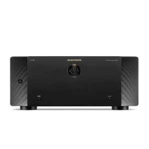MARANTZ AMP 10 Amplifier with black finish, central round VU meter, and textured side panels.