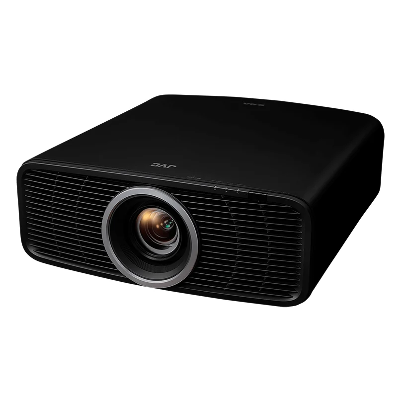 Jvc Dla-Nz700 Projector Jvc projector with large central lens, black rectangular housing and front vent grille.