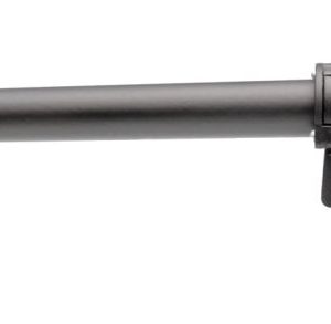 Black turntable tonearm with exposed color-coded wiring, gimbal bearing, and adjustable counterweight at the base.
