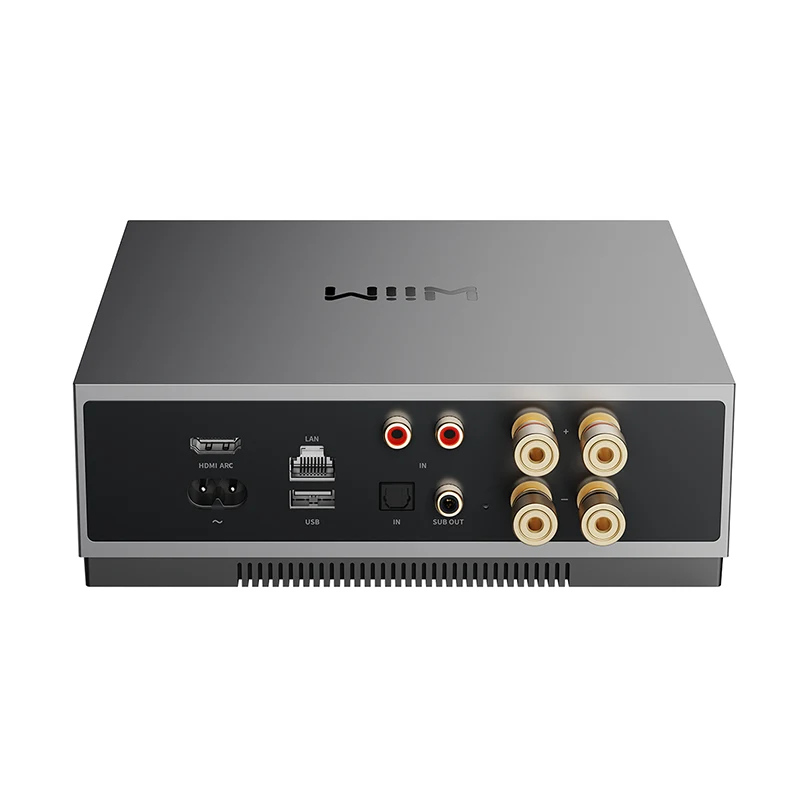 Wiim Ci Mod A80 Amplifier + Audio Streamer For Custom Installation Wiim network audio amplifier with hdmi arc, usb, lan, and multiple rca inputs and outputs
