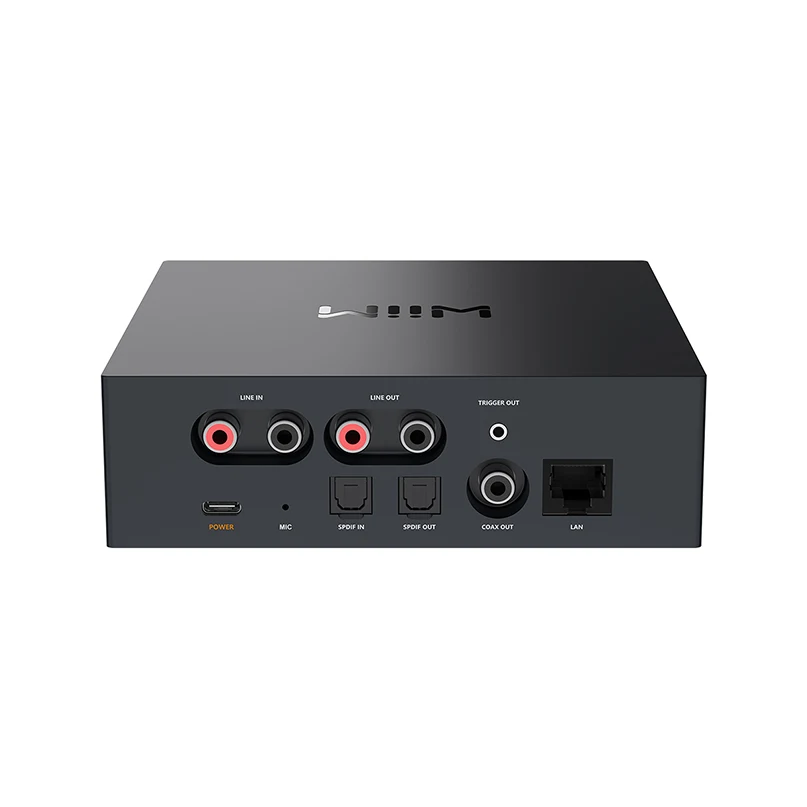 Wiim Ci Mod S Audio Streamer For Custom Installation Compact audio dac/streamer with rca line in/out, spdif in/out, coax out, trigger out, microphone input, usb power, and lan.