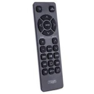 Roku streaming remote control with circular D-pad, OK button, and numeric keypad.