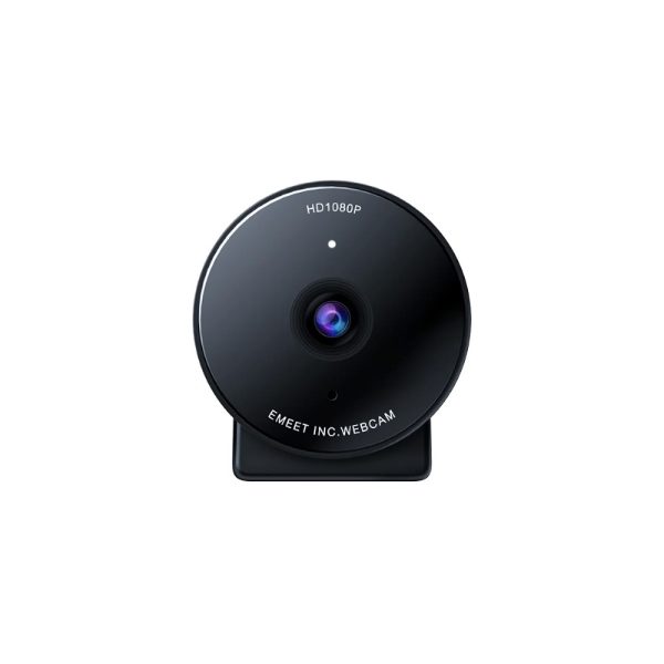 Emeet Smartcam C950 1080P Emeet webcam, circular black front with lens at center and hd1080p label.