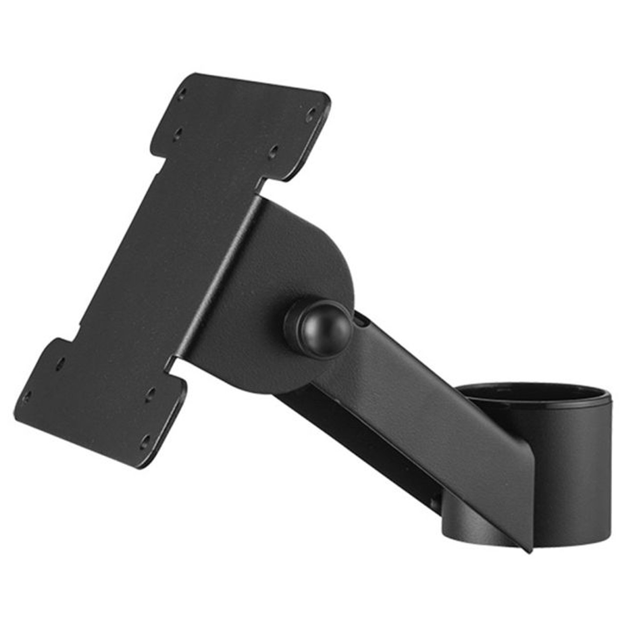 Atdec Apa-Ha-45 Universal tablet mount with adjustable arm and circular clamp base.