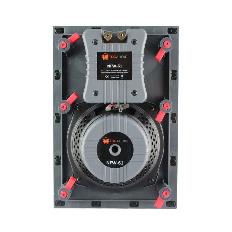 Tgd Audio Nfw-61 6.5” In-Wall Speaker Tdg audio nfw-61 in-wall speaker with 6. 5-inch woofer and integrated crossover module