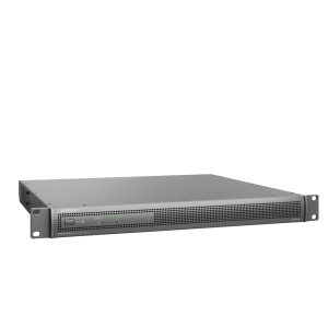 Bose PowerSpace P1200A rack-mount power amplifier with front-panel LED indicators and perforated ventilation grille.
