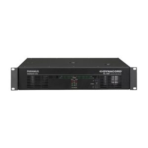 Dynacord Paramus Contractor Line PCL 1240T two-channel rack-mount power amplifier with front LED indicators.