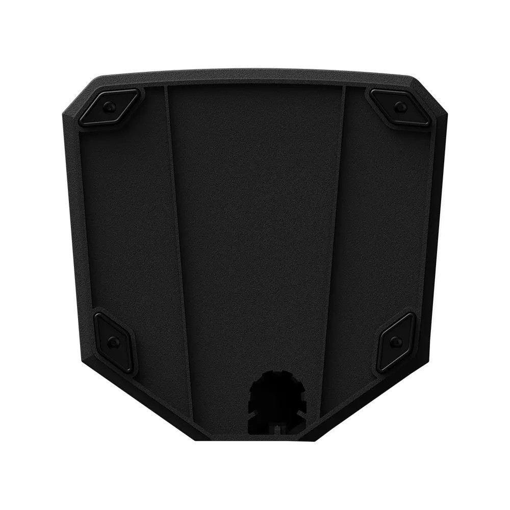 Electro-Voice Loudspeaker Powered Portable Zlx-G2 12&Quot; Lf 1.4&Quot; Hf 1000W Dsp Bluetooth Black polygonal speaker base with four rubber feet and a central mounting hole