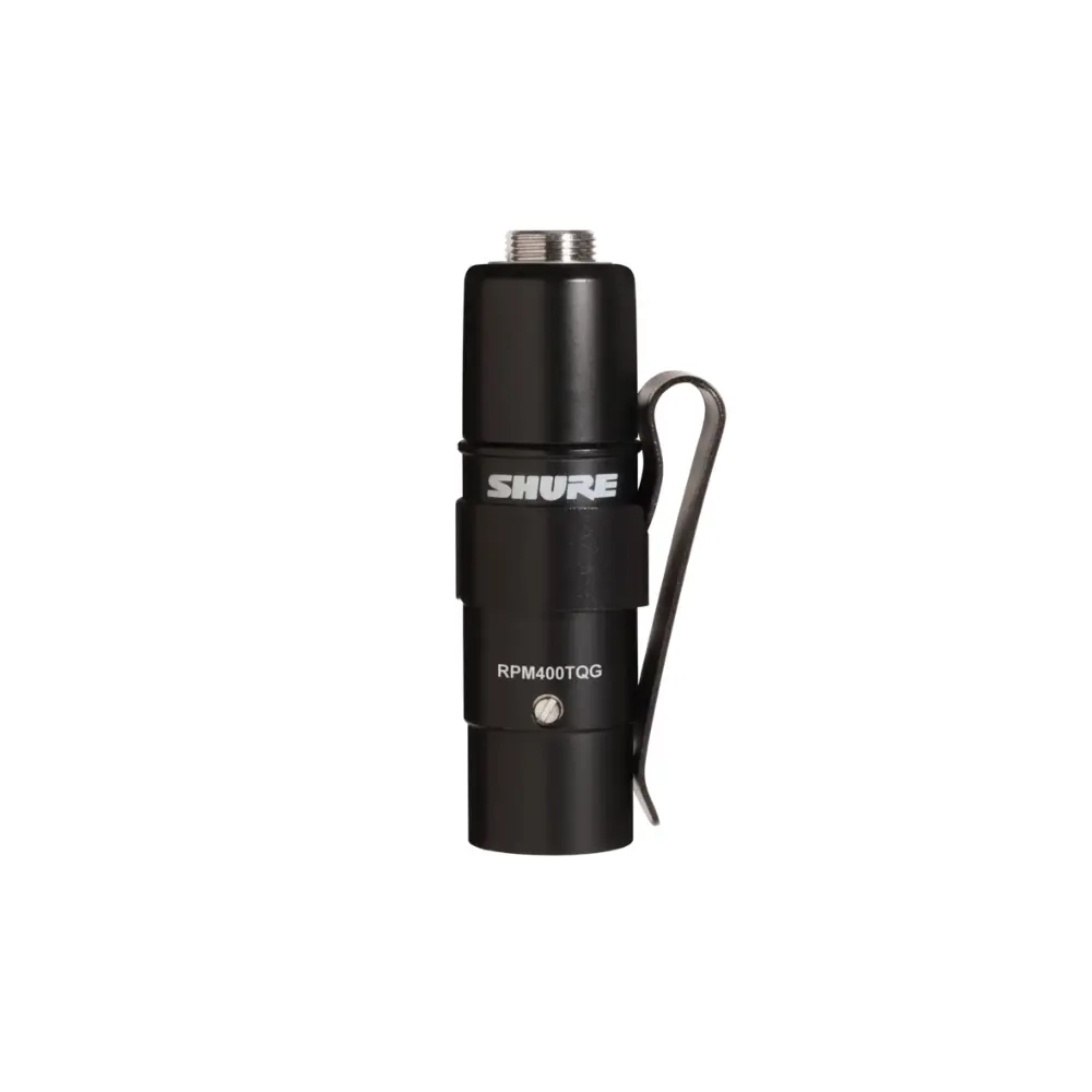 Jands Wired Preamplifier Tqg To Xlr With Beltclip Shure rpm400tqg compact black microphone module with threaded top connector and side clip