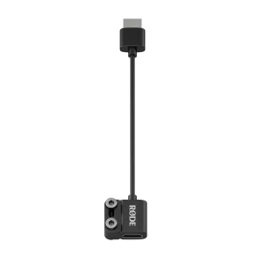 RODE HDMI to HDMI Adaptor connector and compact black mounting block.