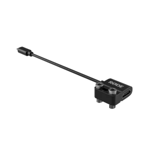 RODE Micro HDMI to HDMI Adaptor, two screws, and a long cable.