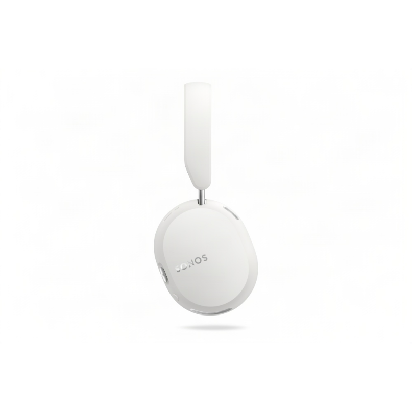 Sonos Ace Ultra Noise-Cancelling Headphone Sonos white circular over-ear headphone with glossy earcup and slim headband