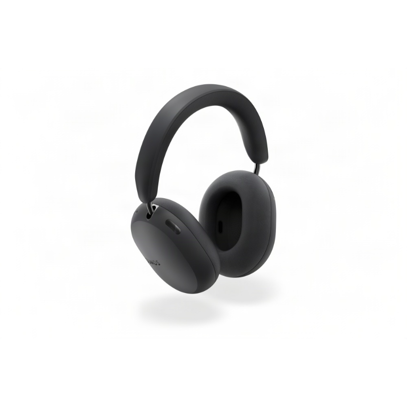 Sonos Ace Ultra Noise-Cancelling Headphone Black over-ear wireless headphones with cushioned ear cups and padded headband.